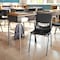 Flash Furniture HERCULES Student Desk w/Open Front Metal Book Box, Walnut Desktop, Silver Frame and Blk Stack Chair FD-DESK-GWA-SCH3BB-GG - alternate 3